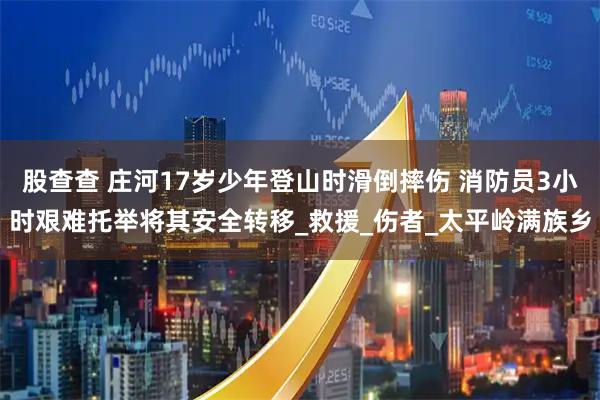 股查查 庄河17岁少年登山时滑倒摔伤 消防员3小时艰难托举将其安全转移_救援_伤者_太平岭满族乡