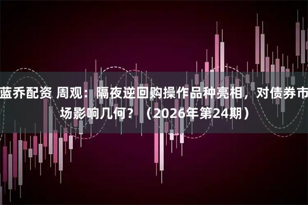 蓝乔配资 周观：隔夜逆回购操作品种亮相，对债券市场影响几何？（2026年第24期）